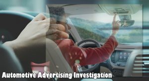 Use of Online Sources for Automotive Advertising Investigation