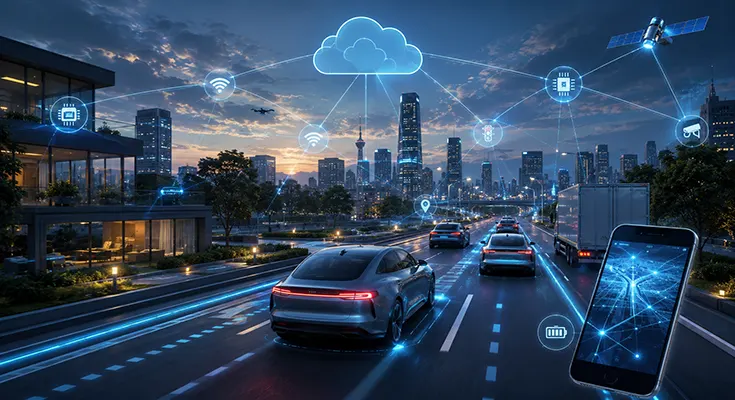 The Intelligent Network: Connected Smart Car Ecosystems and IoT Integration